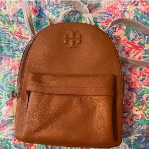Tory Burch leather pebble mini backpack